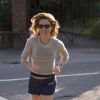 Exclusif - Geri Halliwell en mode sportive dans les rues de Londres, le 31 juillet 2014. 