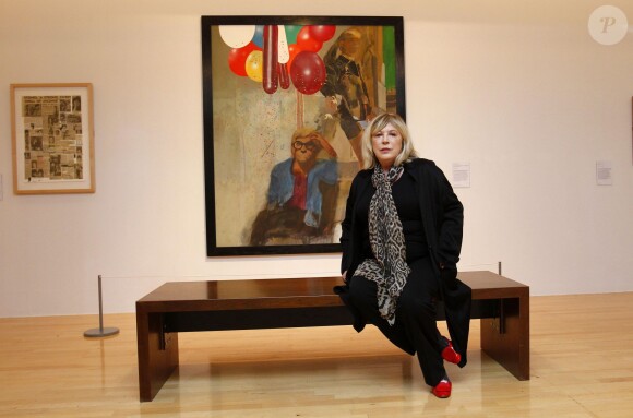Marianne Faithfull au musée Tate Liverpool, à Liverpool, le 20 avril 2012.