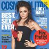 Lucy Hale en couverture du magazine Cosmopolitan.