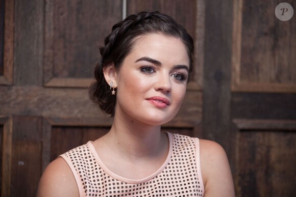 Lucy Hale au junket Pretty Little Liars à Los Angeles, le 13 juin 2014.