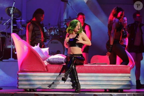 Lady Gaga en concert à Winnipeg, au Canada. Le 22 mai 2014.