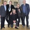 Michael Palin, Eric Idol, Terry Jones, Terry Gillam et John Cleese - Photocall pour le retour des Monty Python sur scène, organise au Corinthia Hotel Whitehall Place, Westminster, à Londres le 21 novembre 2013. 