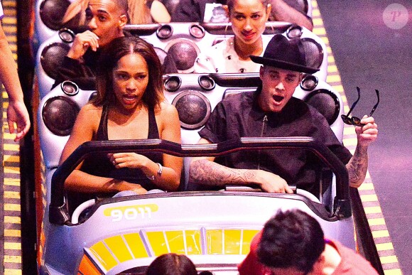 Justin Bieber à Disneyland en Californie, le 7 août 2014.