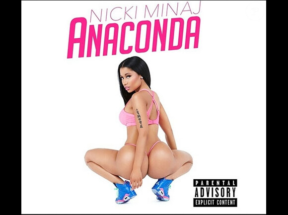 Anaconda, la pochette du nouveau single de Nicki Minaj.