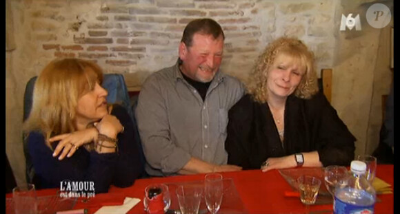 François, Marie-Paule et Marie-Line dans L'amour est dans le pré 2014, épisode 9, le lundi 4 aout 2014, sur M6