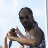 Snoop Dogg passe en mode DJ à l'Eden Plage. Saint-Tropez, le 5 août 2014.