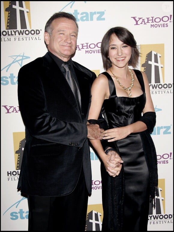 Robin Williams et sa fille Zelda lors des Hollywood Awards à Beverly Hills en 2006