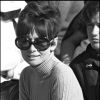 Audrey Hepburn à Saint-Moritz en Suisse (photo d'archive non datée)