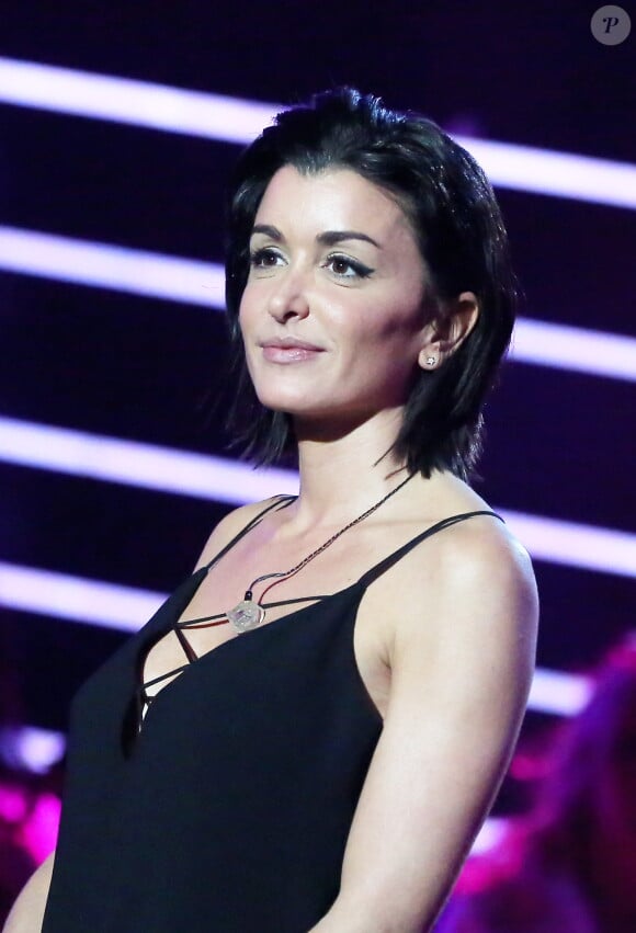 La chanteuse Jenifer - Enregistrement de l'émission "Tout pour la Musique", le 1er juin 2013.