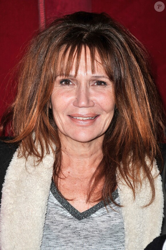 Clémentine Célarié à l'avant-première de la série "Vestiaires" au cinéma Gaumont Opera à Paris. Le 4 novembre 2013.