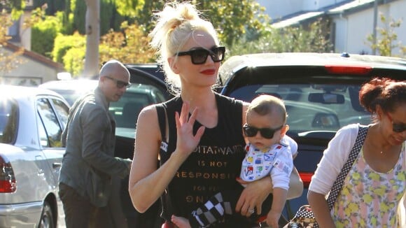 Gwen Stefani et Apollo, stylés : Le bambin déjà assorti à sa célèbre maman