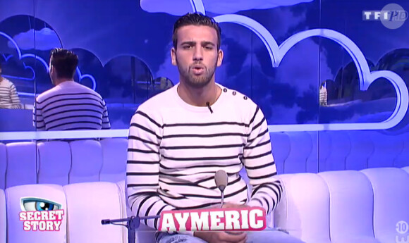 Aymeric - Episode de "Secret Story 8" sur TF1. Le 19 août 2014.