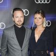  Aaron Paul et Lauren Parsekian lors de la soir&eacute;e "Audi Pre-Emmys Party" &agrave; West Hollywood, le 21 ao&ucirc;t 2014. 