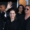 Angelina Jolie et Brad Pitt à Paris, le 3 juin 2013.