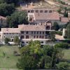 Une vue aérienne du domaine viticole et du château de Miraval où vivent et où se sont mariés Brad Pitt et Angelina Jolie, Correns. (Photos de juillet 2013).