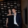 Alessandra Martines et son compagnon Cyril Descours à la soirée "Uomo Vogue Party" lors du 71e festival international du film de Venise, le 31 août 2014. 