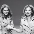  Cara Delevingne et Kate Moss, &eacute;g&eacute;ries du parfum My Burberry de Burberry. 