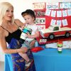 Tori Spelling fête l'anniversaire de son fils Finn à Malibu, le 30 août 2014.