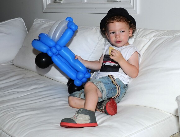 Finn McDermott (Tori Spelling son) during Tori Spelling and Dean's son Finn 2nd birthday, presented by Snackeez in Malibu; Los Angeles, CA, USA, on August 30, 2014. Photo by Michael Simon/startraks/ABACAPRESS.COM01/09/2014 - Los Angeles