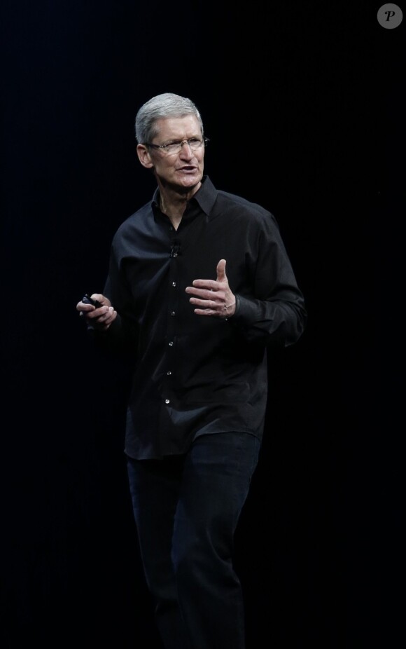 Tim Cook, lors de la Apple Worldwide Developers Conference à San Francisco, le 10 juin 2013.