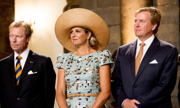 Le grand-duc Henri , le roi Willem-Alexander et la reine Maxima des Pays-Bas- Célébration du bicentenaire du Royaume des Pays-Bas à Maastricht Le 30 Août 201430/08/2014 - Maastricht