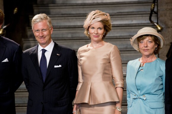 La reine Mathilde de Belgique et le roi Philippe de Belgique - Célébration du bicentenaire du Royaume des Pays-Bas à Maastricht Le 30 Août 201430/08/2014 - Maastricht