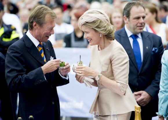 le grand-duc Henri, La reine Mathilde de Belgique - Célébration du bicentenaire du Royaume des Pays-Bas à Maastricht - Célébration du bicentenaire du Royaume des Pays-Bas à Maastricht Le 30 Août 201430/08/2014 - Maastricht