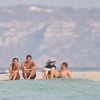 Exclusif - Madonna, sa fille Lourdes et des amis en vacances sur un yacht à Formentera, le 19 août 2014. 