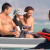 Exclusif - Madonna, sa fille Lourdes et des amis en vacances sur un yacht à Formentera, le 19 août 2014.
