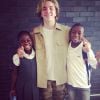 Madonna a publié une photo de trois de ses enfants Rocco, David et Mercy, sur Instagram, le 2 septembre 2014.