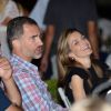 Exclusif - Le roi Felipe VI et la reine Letizia d'Espagne ont assisté au concert de Jaime Anglada à Palma de Majorque, en Espagne, le 30 août 2014.