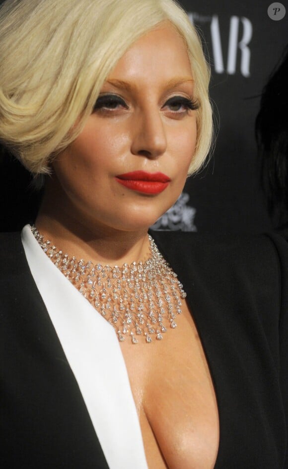 Lady Gaga lors de la soirée "Harper's Bazaar ICONS" à New York, le 5 septembre 2014.