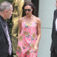  Victoria Beckham quitte le centre commercial Barneys New York &agrave; New York. Le 8 septembre 2014. 
