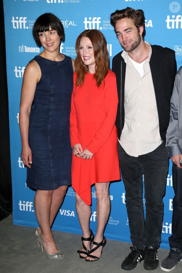 Olivia Williams, Julianne Moore, Robert Pattinson lors du photocall du film Maps to the Stars au festival du film de Toronto le 9 septembre 2014