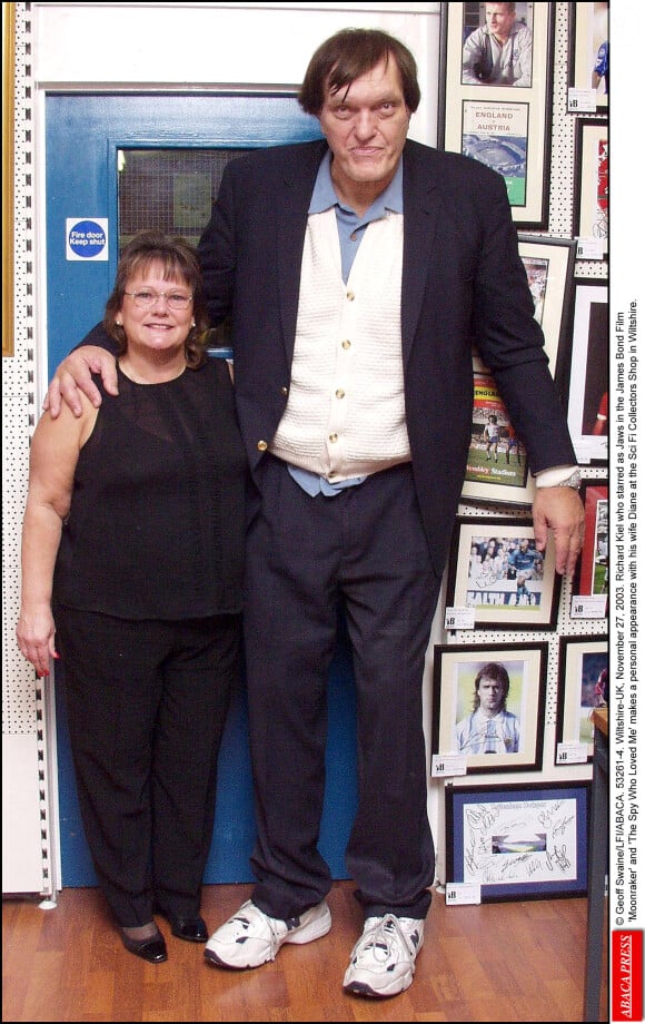 Richard Kiel en compagnie de son épouse Diane en 2003.