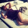Chrissy Teigen, en vacances en Toscane avec son mari John Legend. Septembre 2014.