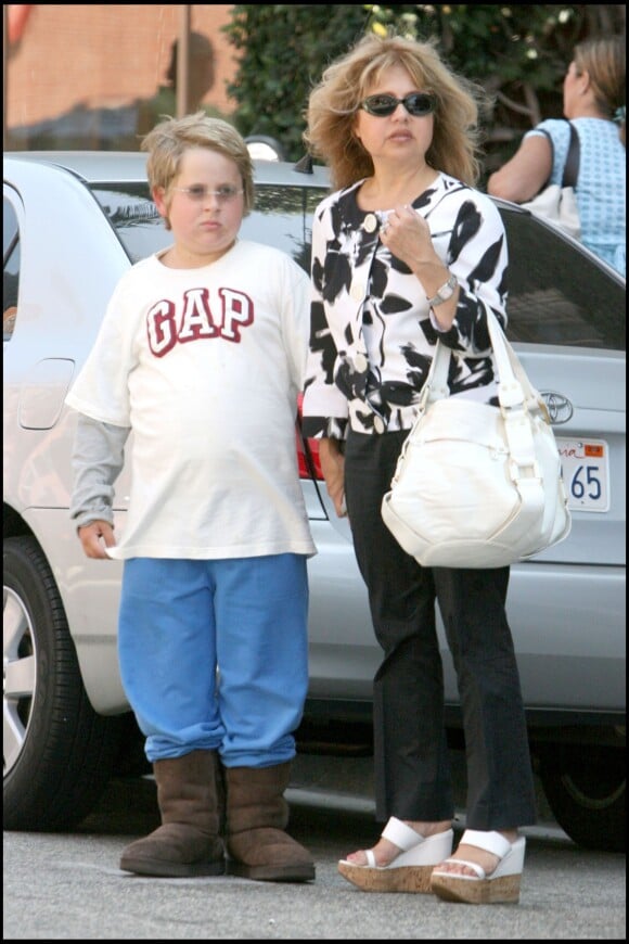 Pia Zadora et son fils Jordan en 2008 à Los Angeles
