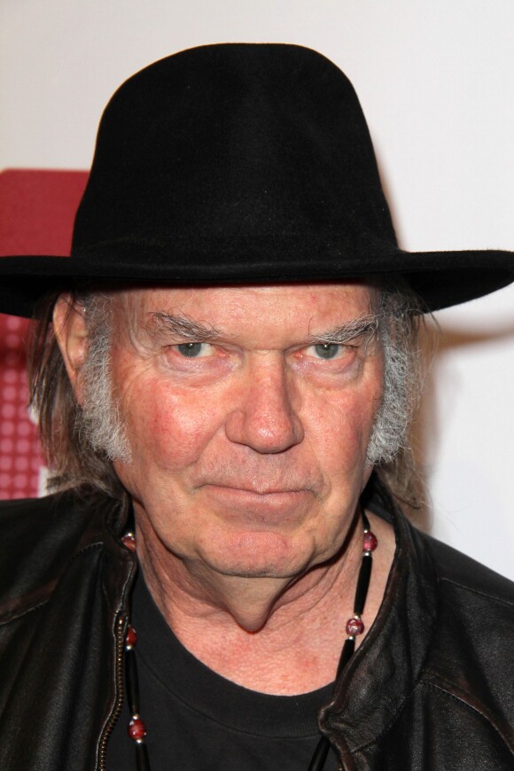 Neil Young lors des Recording Academy Producers and Engineers Wing au Village Recording Studios de West Los Angeles, le 21 janvier 2014