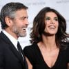 George Clooney et Elisabetta Canalis au National Board of Review Awards gala à New York le 12 janvier 2010.