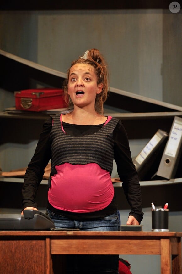 Emmanuelle Bougerol - Filage de la pièce 'Le Père Noël est une Ordure' mise en scène par Pierre Palmade au Théâtre Tristan Bernard à Paris le 11 septembre 2014.