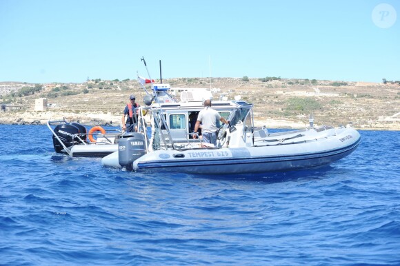 Premier jour de tournage du film By the Sea avec Angelina Jolie et Brad Pitt à Gozo sur l'île de Malte le 4 septembre 2014