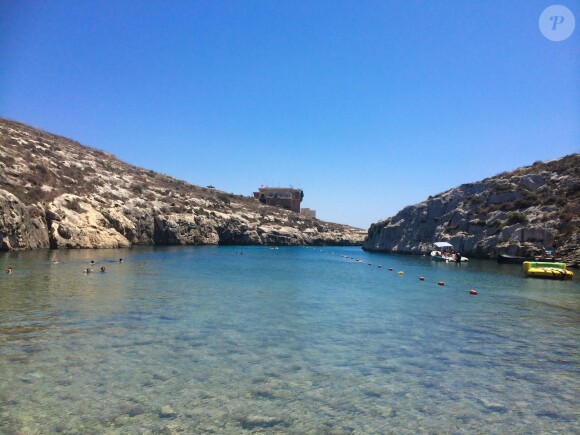 Exclusif - Vue du lieu de tournage du film By the Sea avec Angelina Jolie et Brad Pitt à Gozo à Malte, le 13 août 2014.