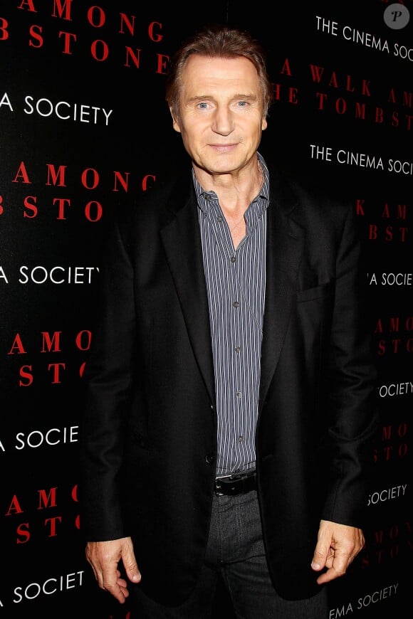 Liam Neeson lors de la présentation du film Balade entre les tombes à New York le 17 septembre 2014