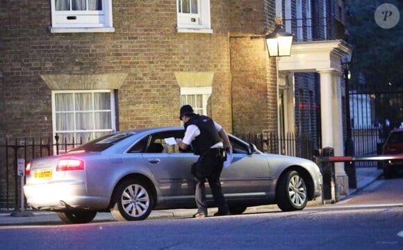 Des allées et venues ont eu lieu aux abords de Clarence House, à Londres, dans la soirée du 17 septembre 2014 pour la soirée des 30 ans du prince Harry.