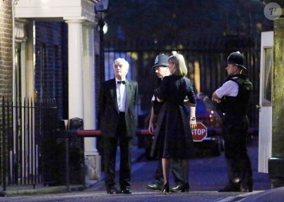 Des allées et venues ont eu lieu aux abords de Clarence House, à Londres, dans la soirée du 17 septembre 2014 pour la soirée des 30 ans du prince Harry.