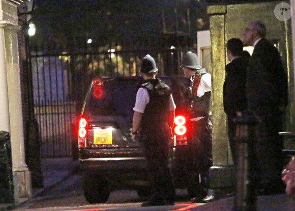 Des allées et venues ont eu lieu aux abords de Clarence House, à Londres, dans la soirée du 17 septembre 2014 pour la soirée des 30 ans du prince Harry.