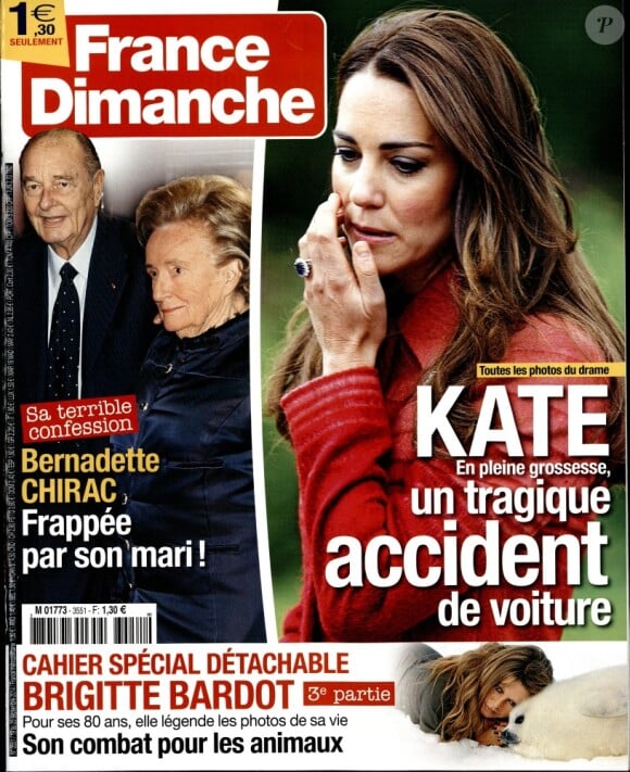Magazine France Dimanche du 19 au 25 septembre 2014.
