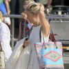 James Blunt et sa femme Sofia Wellesley arrivent à l'aéroport de Ibiza, le 20 septembre 2014 