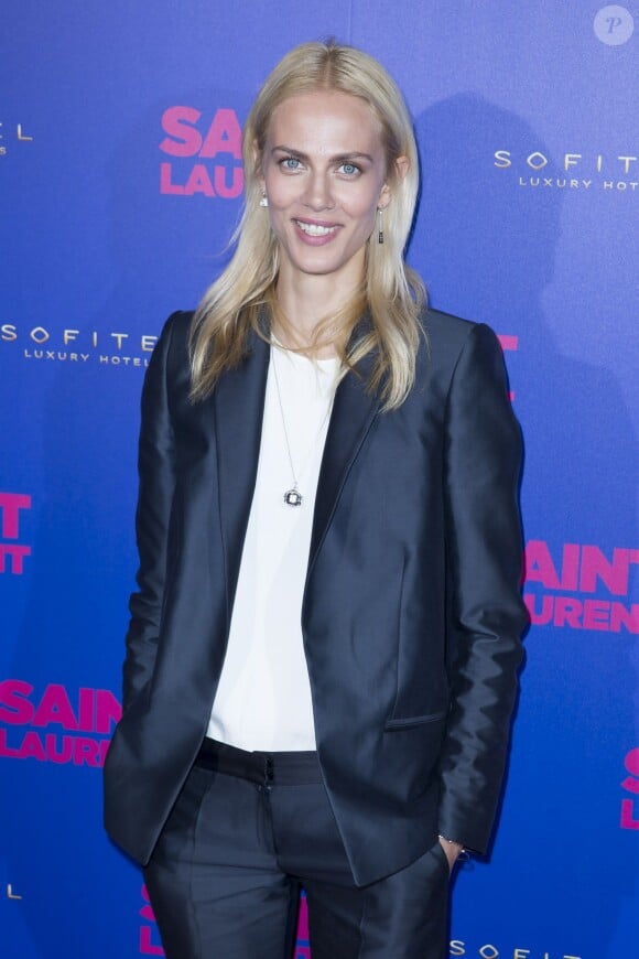 Aymeline Valade - Avant-première du film "Saint Laurent" au Centre Georges Pompidou à Paris le 23 septembre 2014.