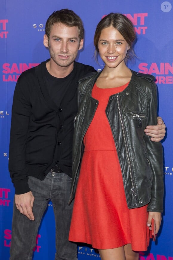 Ora Ito et sa compagne Emily Marant - Avant-première du film "Saint Laurent" au Centre Georges Pompidou à Paris le 23 septembre 2014.